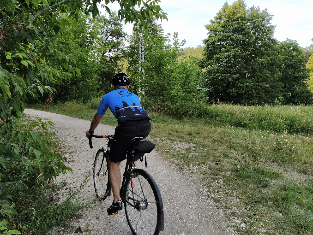 Staw Browarny trasa rowerowa Poznań