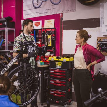 Nowy lokal Zębatka w Poznaniu Garbary 47/7 serwis rowerów i kawiarenka naprawcza